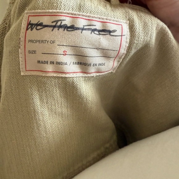 We The Free Tan Trapeze Military Jacket with Adjustable Waist - Picture 6 of 8